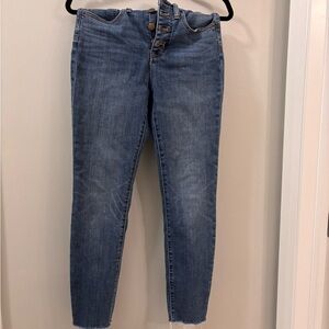 J. Crew Women's Skinny Jeans in Medium Blue Wash